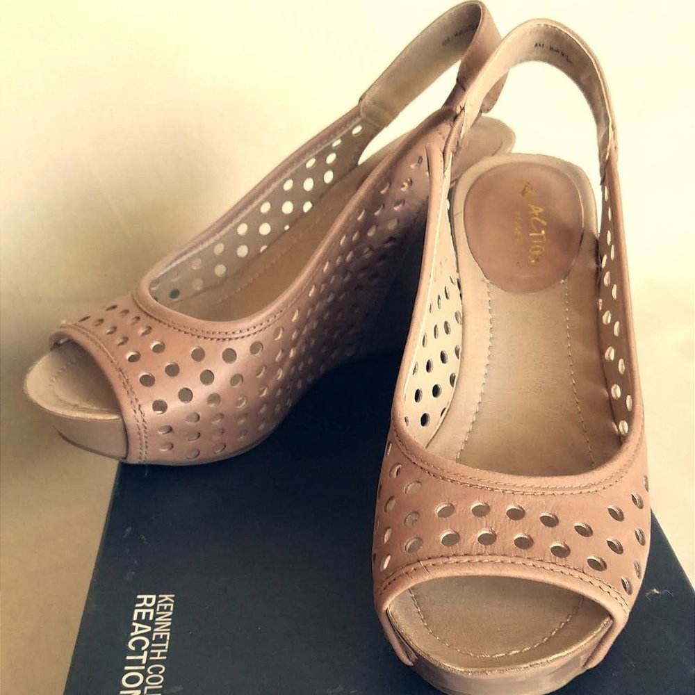 Peep Toes Wedges - Kenneth Cole Reaction - size 8